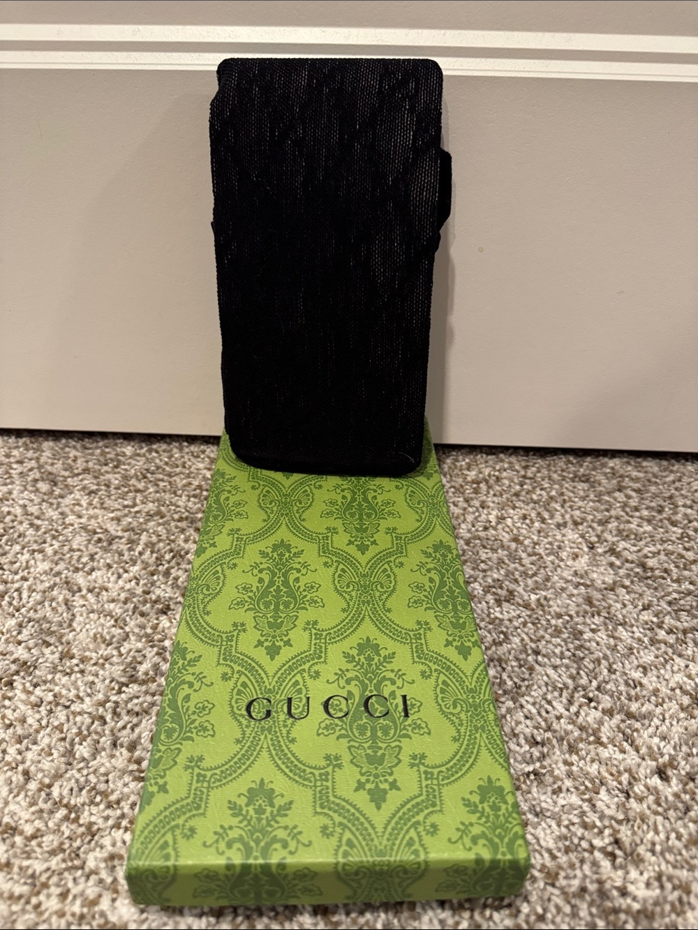 GG black tights with box